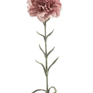 Nelke künstlich 67 cm - 1 Stiel - Vintage rosa
