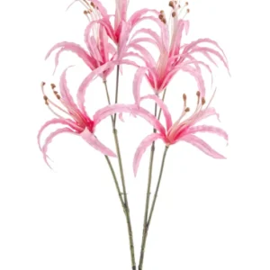 Nerine künstlich 55 cm - 1 Stiel - Rosa