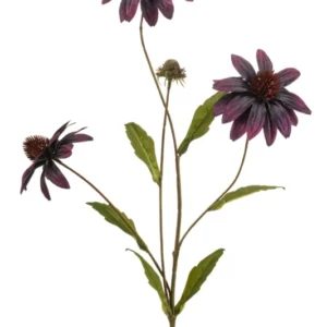Sonnenhut künstlich 70 cm - 1 Stiel - Violett