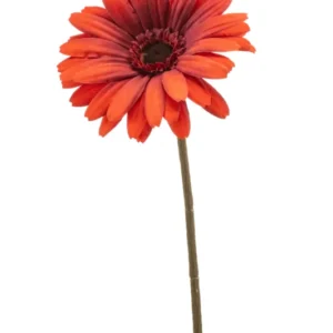 Gerbera künstlich 58 cm - 1 Stiel - Rot