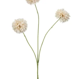 Dahlie mini künstlich 68 cm - 1 Stiel - Creme