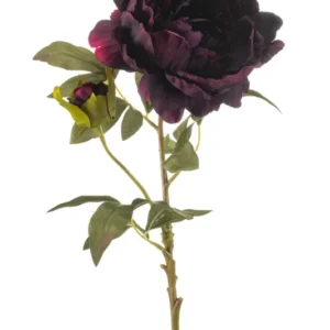 Pfingstrose künstlich 75 cm - 1 Stiel - Lila