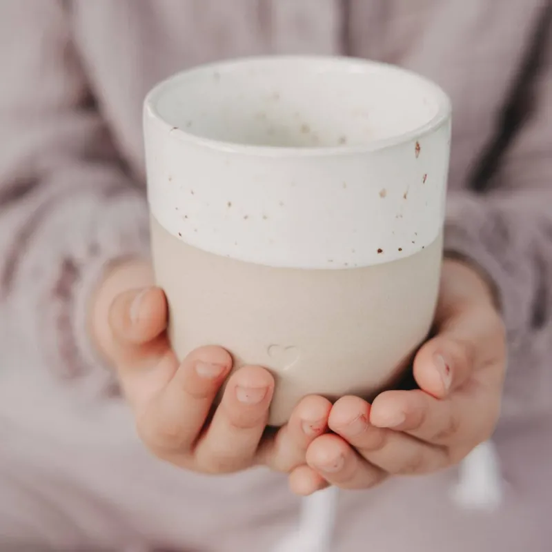 Eulenschnitt Kleiner Becher Herz