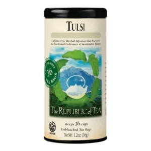 Tulsi Tea: Koffeinfreier Kräutertee mit adaptogenem Basilikum. Erdige, würzige Noten für Balance & Wohlbefinden – nachhaltig angebaut.