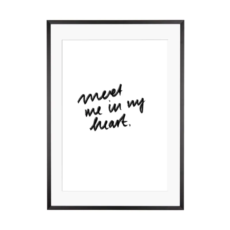 Art Print | meet me in my heart