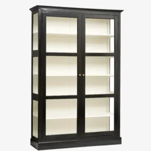 CLASSIC cabinet, double - black/off white