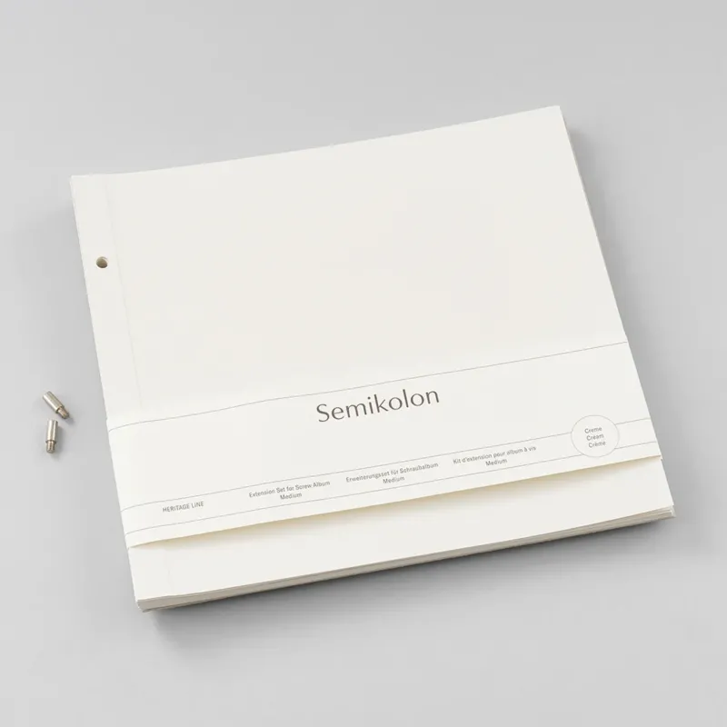 Nachfüllsatz Schraubalbum Heritage Line, 24,5x23 cm, 30 Seiten
