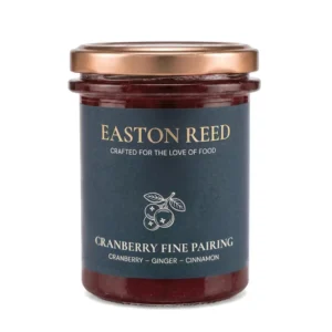 Cranberry Fine Pairing Cranberry Chutney mit Ingwer und Zimt serviert zu Käse, Fleisch und winterlichen Vorspeisen.