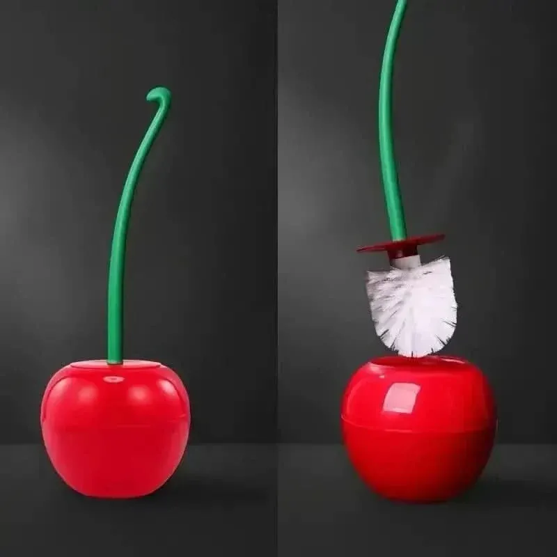 CHERRICLEAN – Cherry Shape Toilet Brush Holder Set
