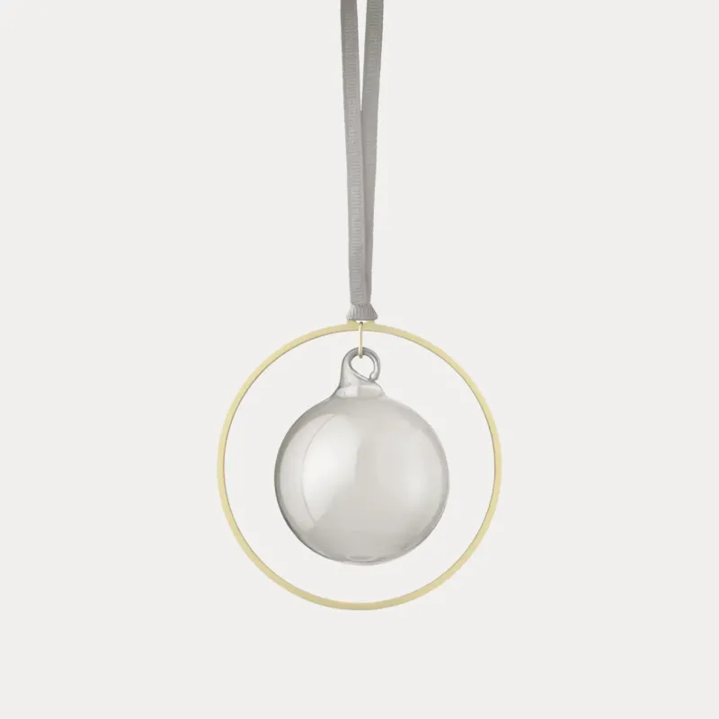 Weihnachtsschmuck KITAI Kugel smoke - gold