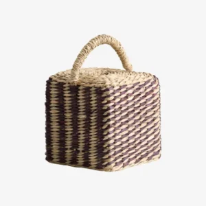 MERA door stopper, square - seagrass