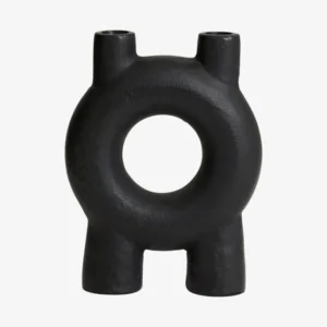 OJA candle holder, large - black