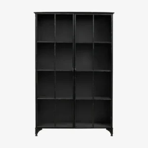 DOWNTOWN cabinet, 2 doors, 185x120 - black