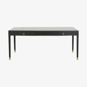 EMS desk w/2 drawers, L - black