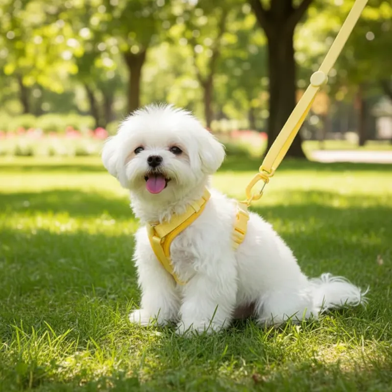 PAWGLEAM – Reflective Pet Harness Leash Set
