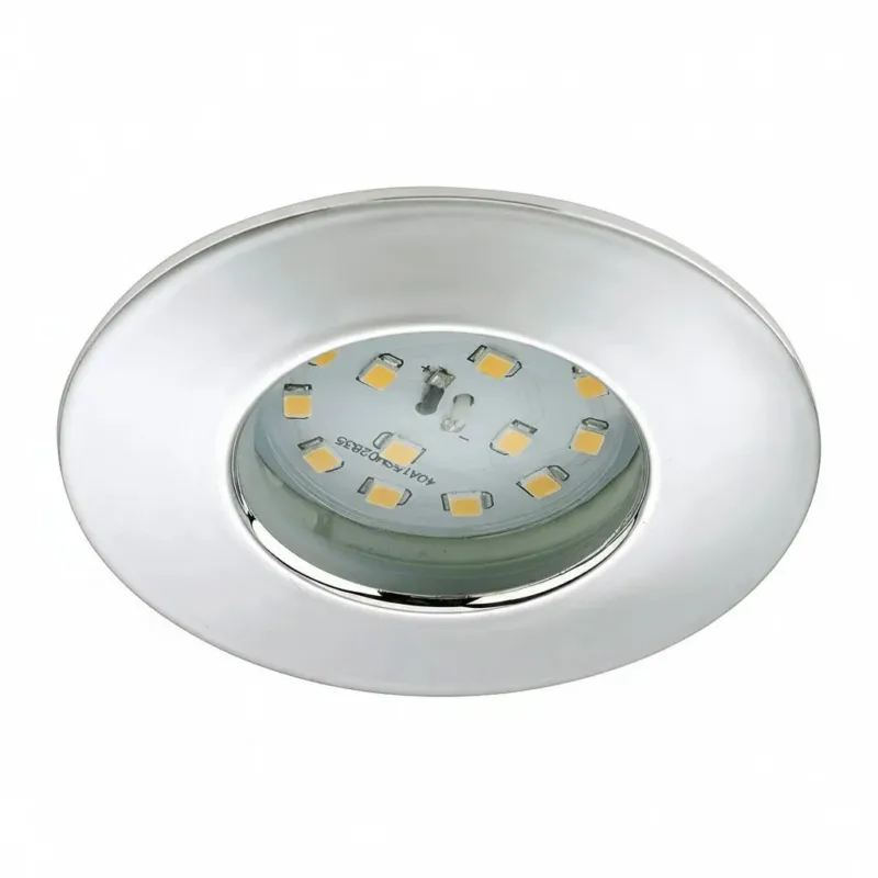LED Einbauspot Chrom 5,5W dimmbar IP44 ultra slim – Einbaustrahler IP44, dimmbar, 75mm