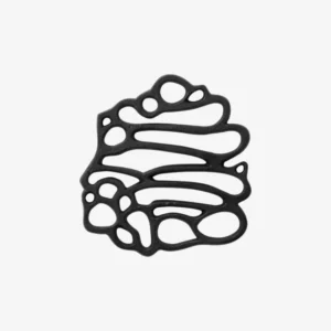 CECLEY coaster, aluminum - black