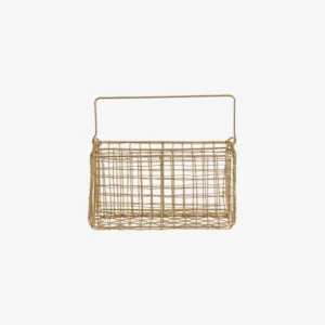 NAVITI storage w. handle, L - golden finish