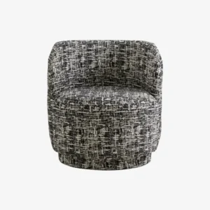 BOMU lounge chair - black/white