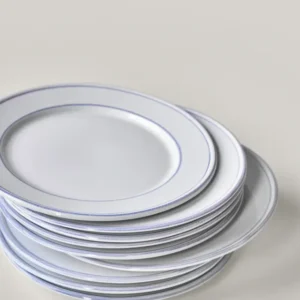 Dinner plate, NVBistro, Blue, White