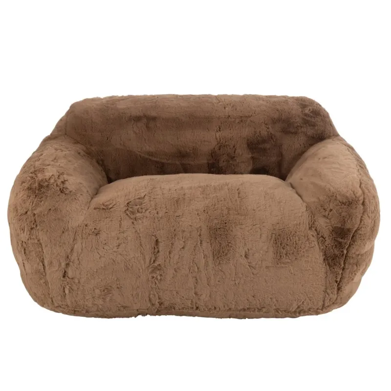 J-Line Sofa Cutie Taupe Large – Modernes Design-Sofa in Grau mit stilvollem Komfort