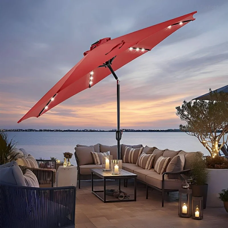 CANOPYGLOW – Solar Umbrella Lights for Elegant Outdoor Evenings