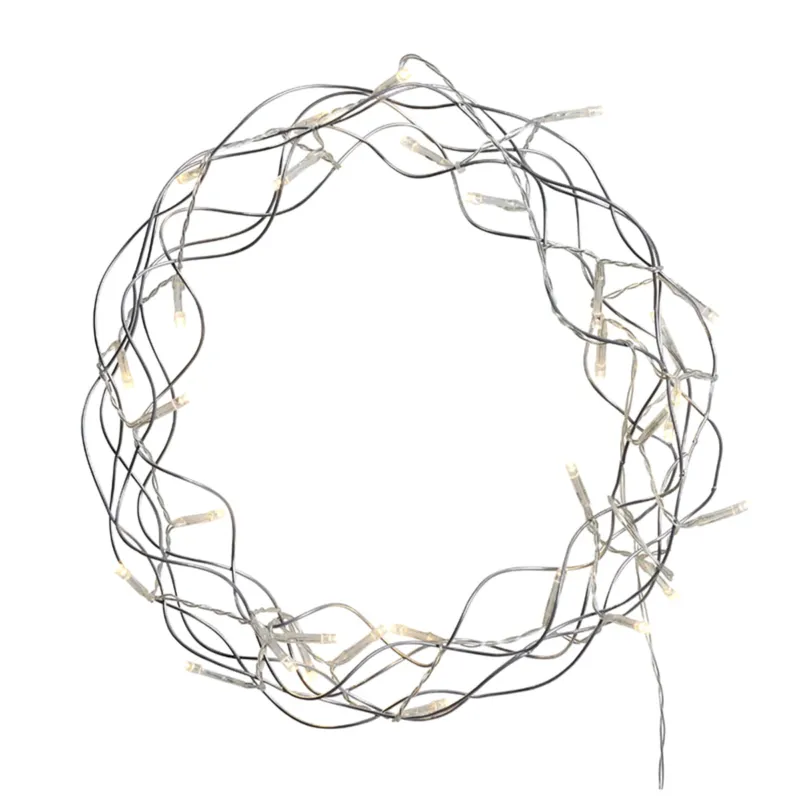 Couronne Argentée Lumineuse à LED