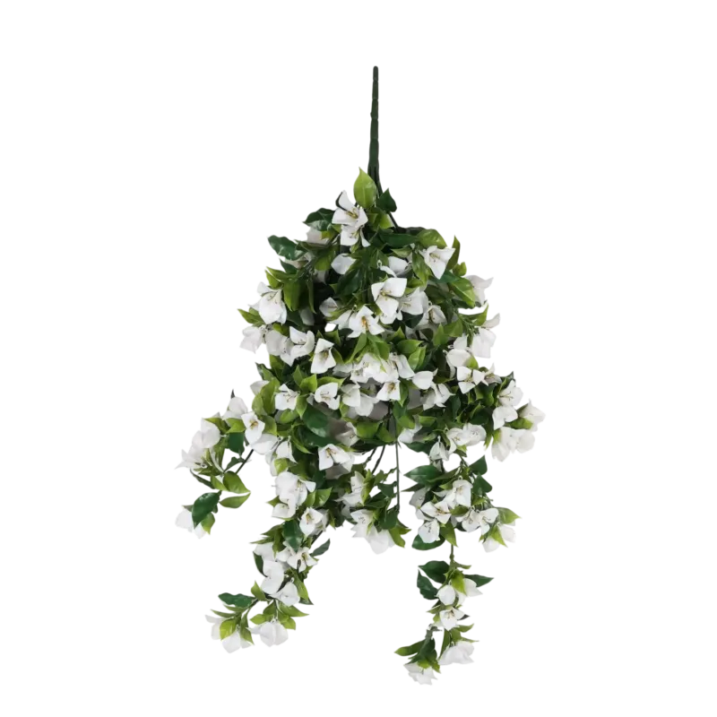 Künstliche Hänge-Bougainvillea - Selly | 90 cm weiß