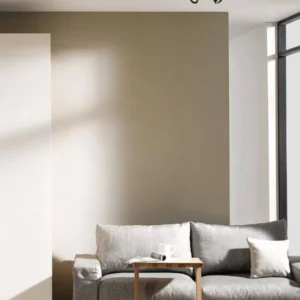 Amecy Deckenleuchte 2-flammig 22x6,5cm schwarze Deckenlampe im modernen Wohnzimmer
