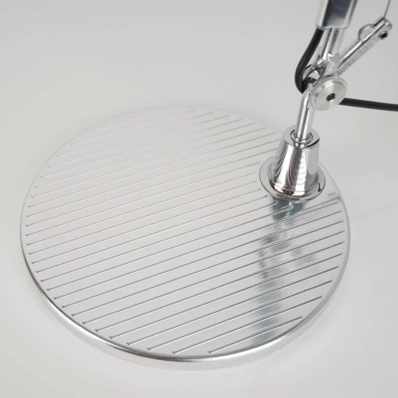 Artemide Tolomeo Base Tischfuss Ø 23cm für Tolomeo Tavolo und Tolomeo Tavolo LED, verchromter Tischfuß
