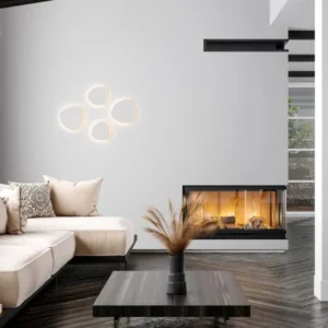 Atena LED Wandleuchte 3000K Weiß moderne Wandlampe im Wohnraum mit warmweißem Licht