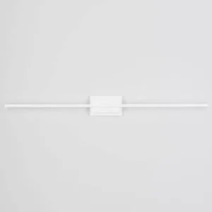 Azure LED Wandleuchte 3000K Weiß an einer Wand montiert, modernes Design in Weiß.
