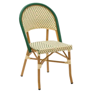 Estelle Caféstuhl aus französischem Geflecht