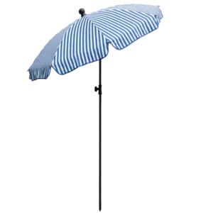 Jamila gestreift Sonnenschirm mit Kippfunktion Ø130 cm