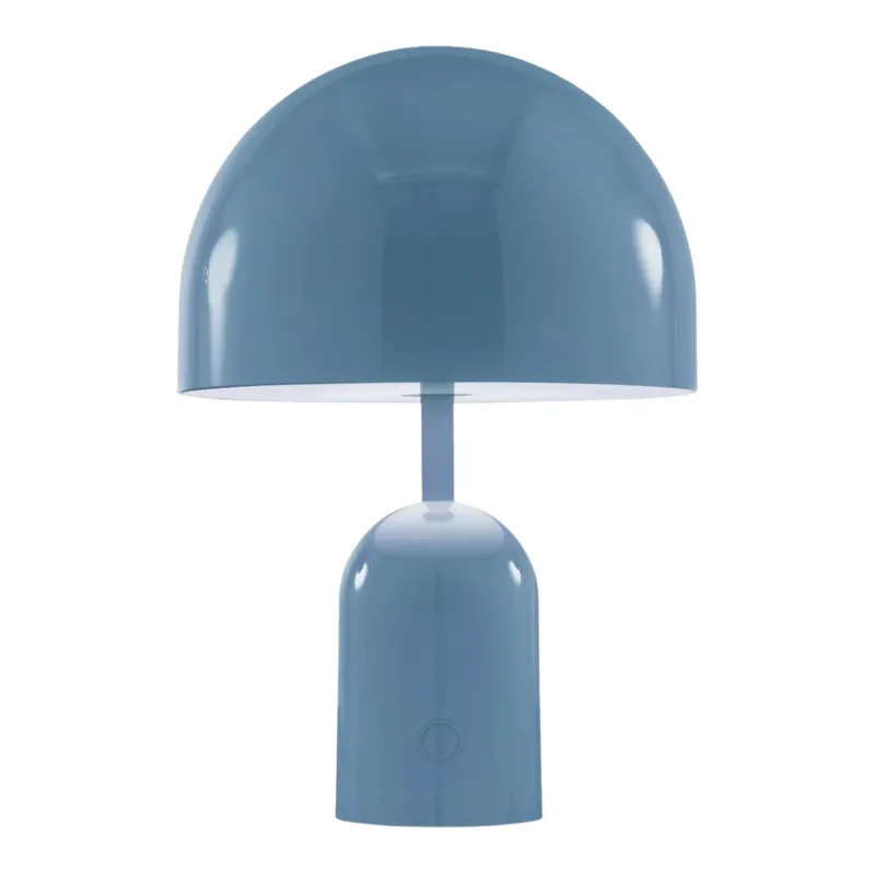Blaue Designerlampe mit moderner Funktionalität von Tom Dixon