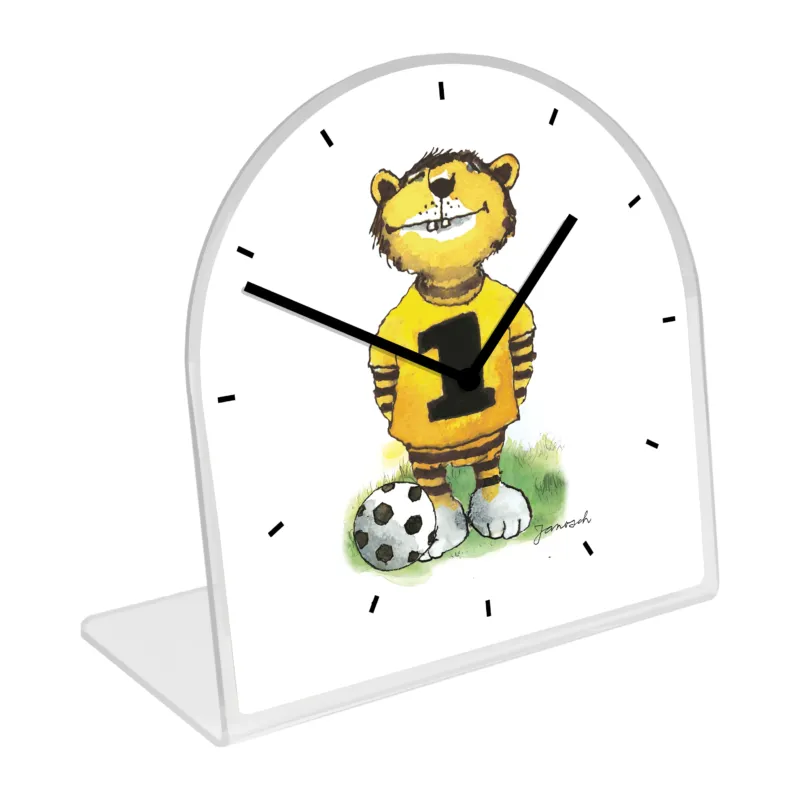 Janosch Acrylglas-Uhr - Fußball