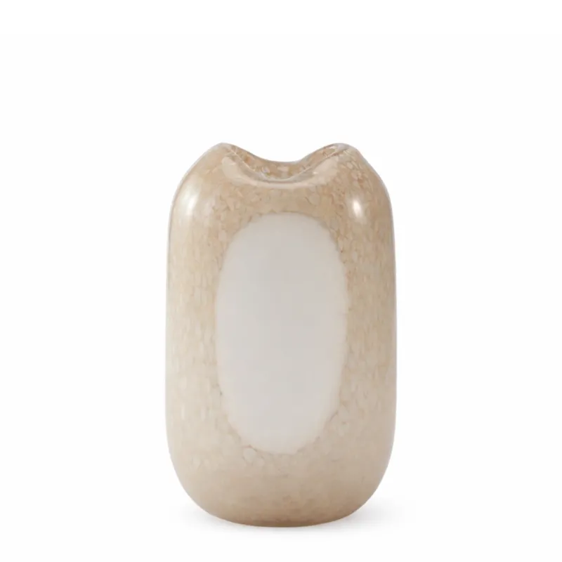 Vase en verre soufflé Opale 32 cm