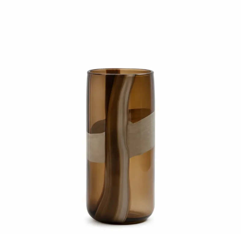 Vase en verre soufflé Linéa 30 cm