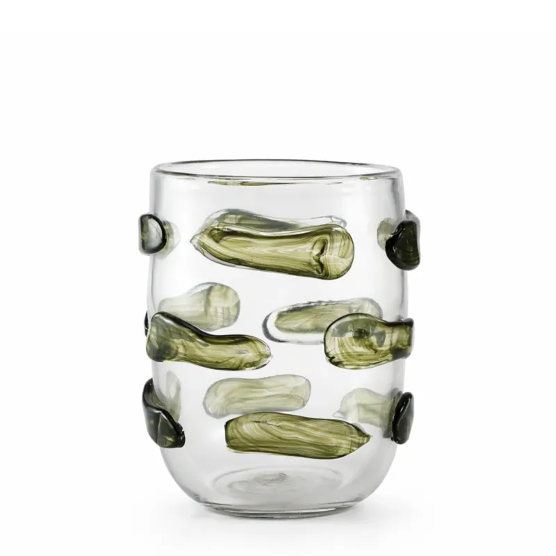 Vase en verre soufflé Vertone 28 cm