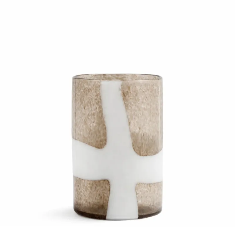 Vase en verre soufflé moucheté Mirage 29 cm