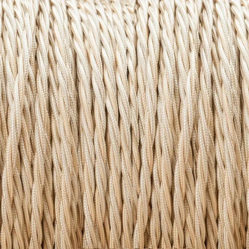 Vintage 3-x0.75mm, gedrehtes Textilkabel Deckenleuchte ~2754
