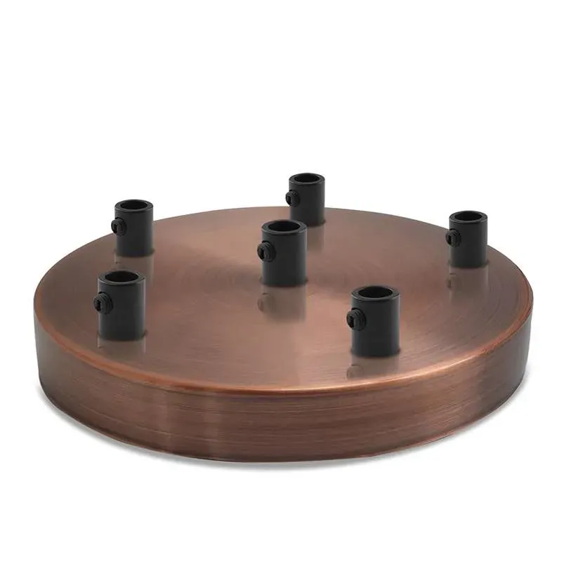 Deckenrosette lampe Ø 12cm 6-Fach Deckenleuchte