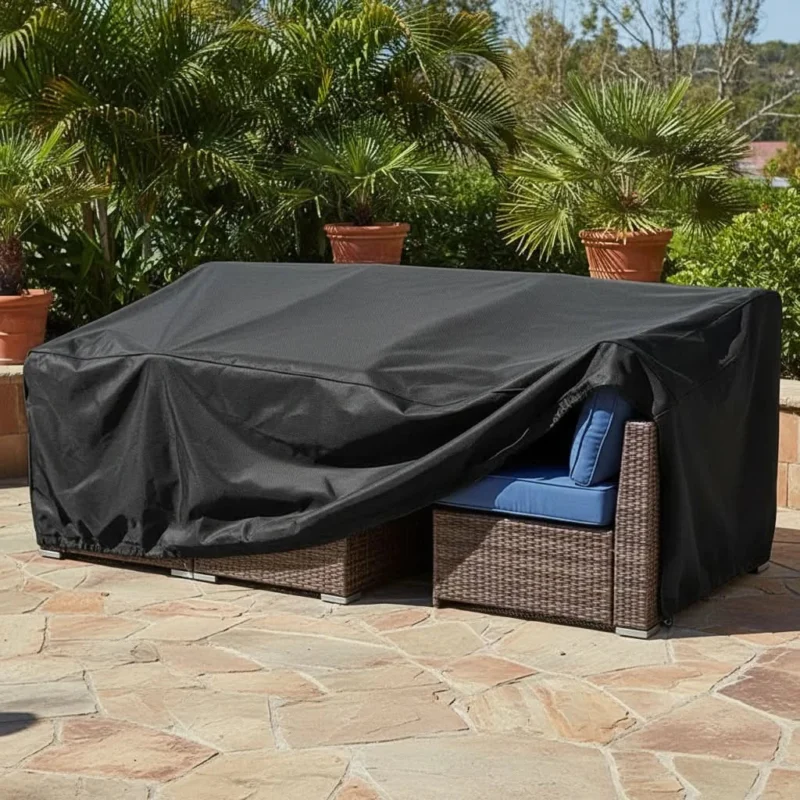 Durable Outdoor Furniture Cover - Heavy Duty Waterproof Protection for Patio Sofa & Table Set 0