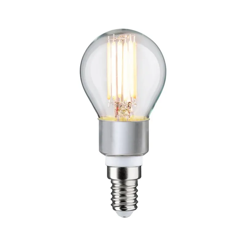E14 5W LED Tropfen Filament CCT 1800-3000K Klar, dimmbare Vintage-Glühbirne mit warmweißem Licht