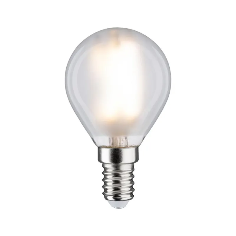 E14 5W LED Filament Tropfen Matt 4000K Dimmbar, neutrale LED Tropfenlampe mit E14-Fassung