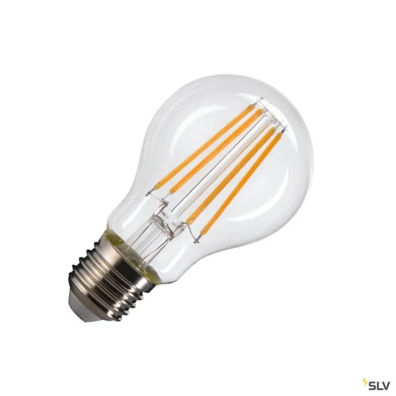 E27 Filament LED-Leuchtmittel 7,5W 800lm 2700K CRI90 320° dimmbar, transparente A60 LED-Glühbirne