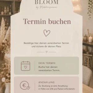 JGA Workshop Buchung ✨ | Studio Bloom & Studio Creative