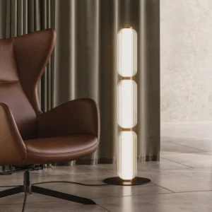 ELMA - Designer AC Studios - LED-Bodenleuchte gold und schwarz - Aromas del Campo