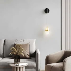 Egna Wandleuchte 5-flammig 3000K Gold moderne goldene Wandleuchte für Wohnzimmer und Esszimmer von Nova Luce