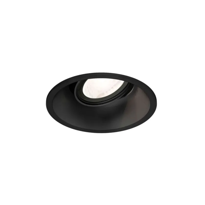 Wever & Ducré LED-Einbauleuchte Deep Adjust petit 1.0 LED schwarze Einbauleuchte